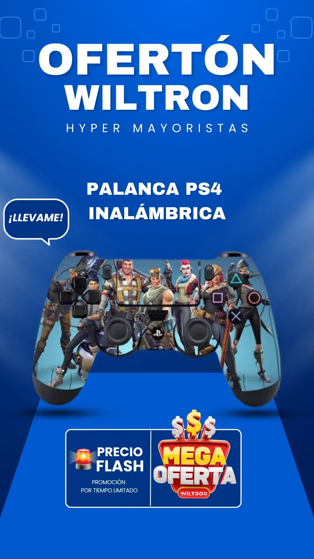 Palanca para PlayStation 4 Inalambrica