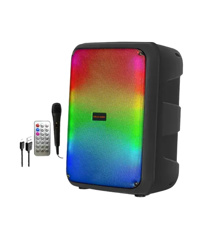 Parlante 8 Pulgadas Multifunción FULL RGB con Bluetooth + Micrófono | Kolav-XH801