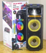Parlante Doble Torre 2x10 Amplificado + Microfono Inalambrico | Kolav-M2102