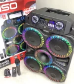 Parlante 15 Pulgadas RGB con Ecualizador Profesional + Micrófono Inalámbrico | Kolav-SY4801