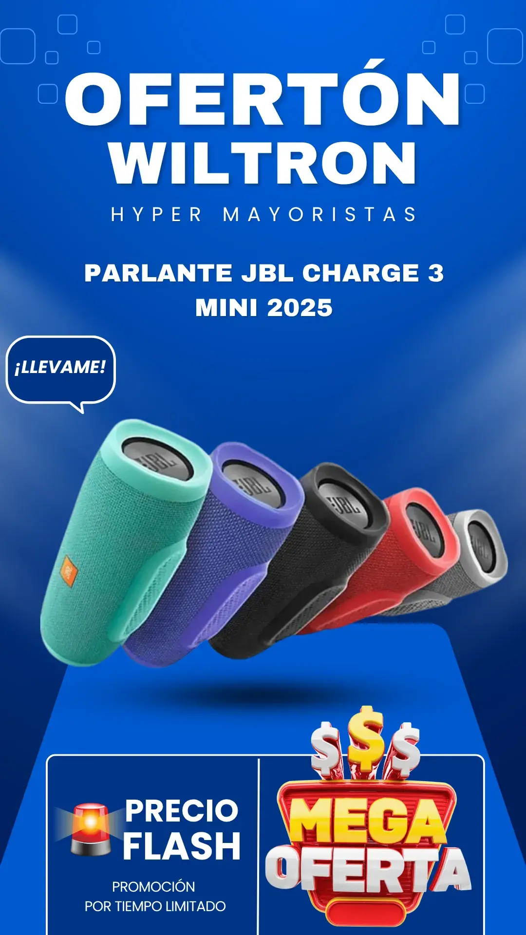Parlante JBL Charge 3 Mini